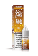 Cola Bar Range E-Liquid Nicotine Salt By Just Juice 10ml