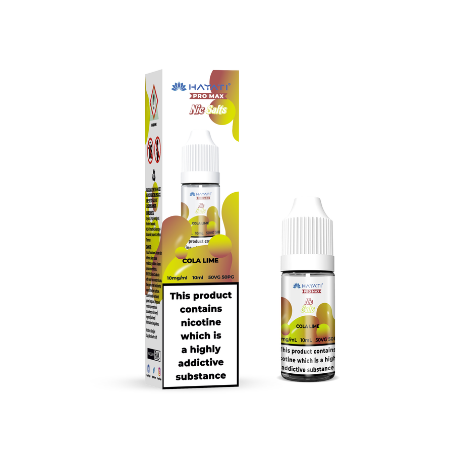 Cola Lime Pro Max Bar Vape E-Liquid Nicotine Salt By Hayati 10ml