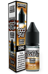 Cookie Dough Seriously Pod Fill E-Liquid Nicotine Salt By Doozy 10ml