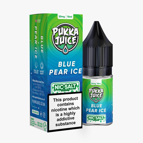 Blue Pear Ice E-Liquid Nicotine Salt By Pukka Juice 10ml
