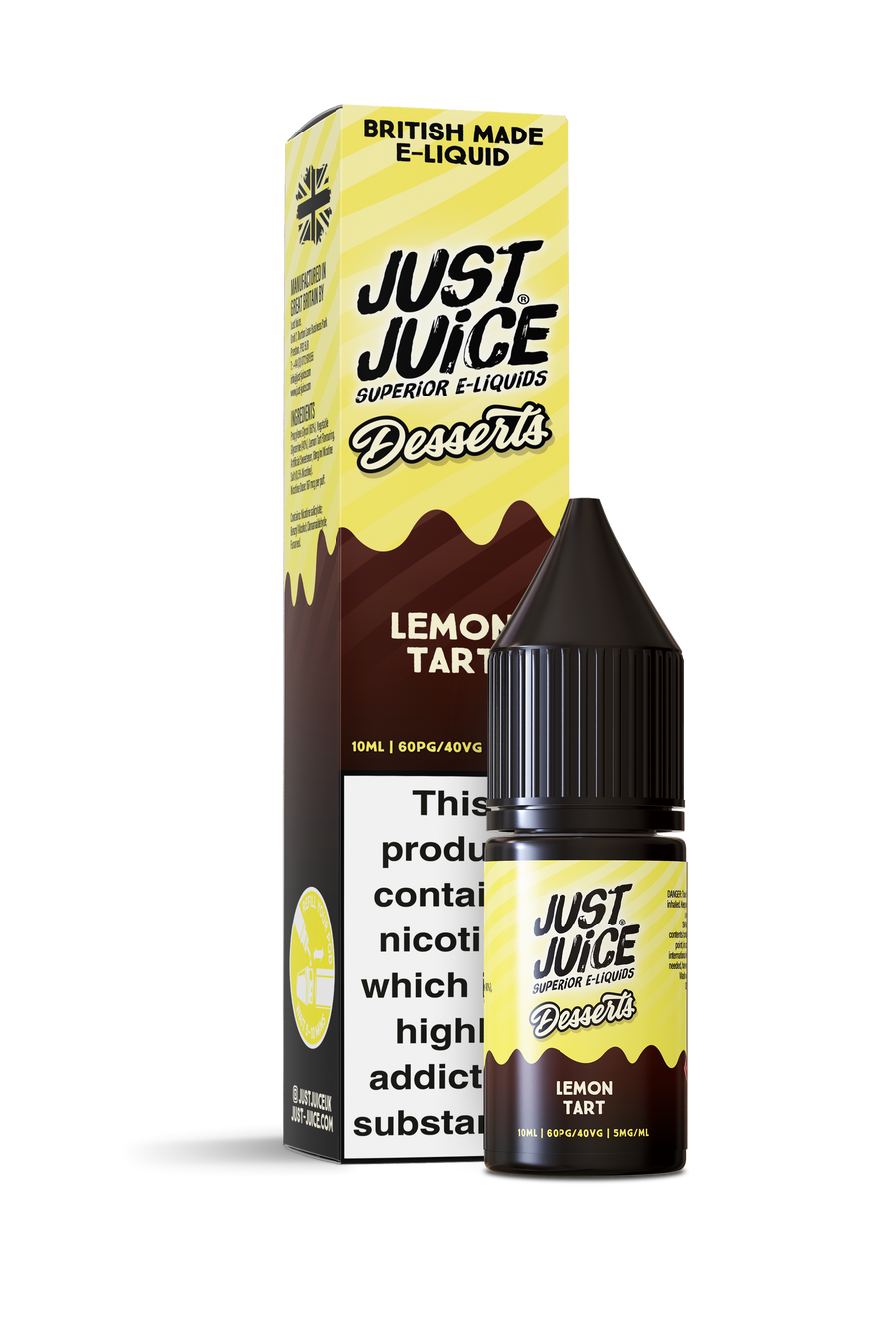 Lemon Tart Dessert Salts E-Liquid Nicotine Salt By Just Juice 10ml