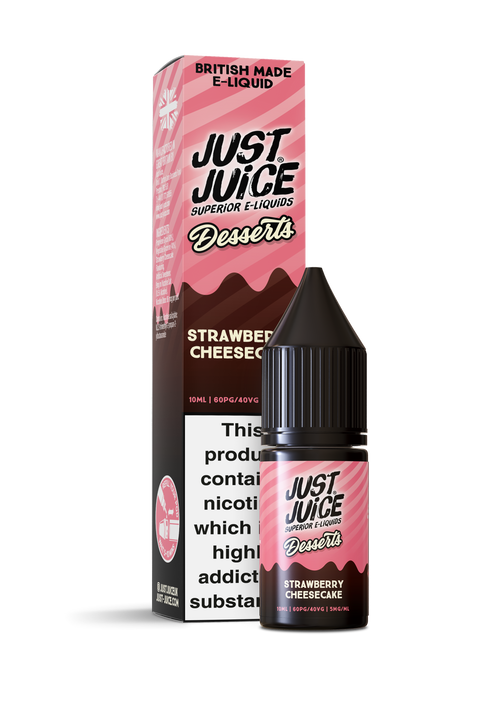 Strawberry Cheesecake Dessert Salts E-Liquid Nicotine Salt By Just Juice 10ml