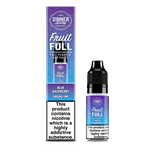 Blue Raspberry FRUIT FULL Bar Salts E-Liquid Nicotine Salt By Dinner Lady 10ml