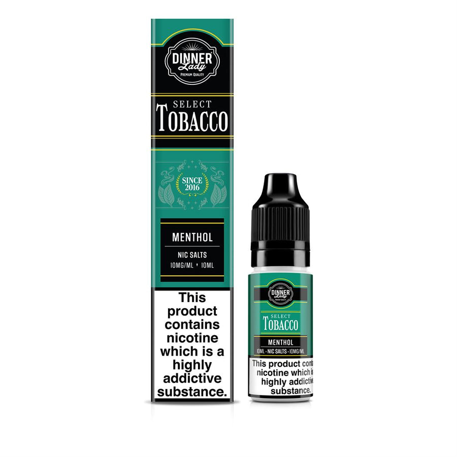 Menthol SELECT TOBACCO Bar Salts E-Liquid Nicotine Salt By Dinner Lady 10ml