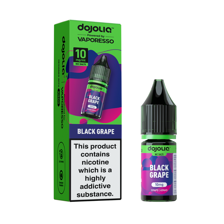 Black Grape DOJOLIQ E-Liquid Nicotine Salt By Vaporesso 10ml