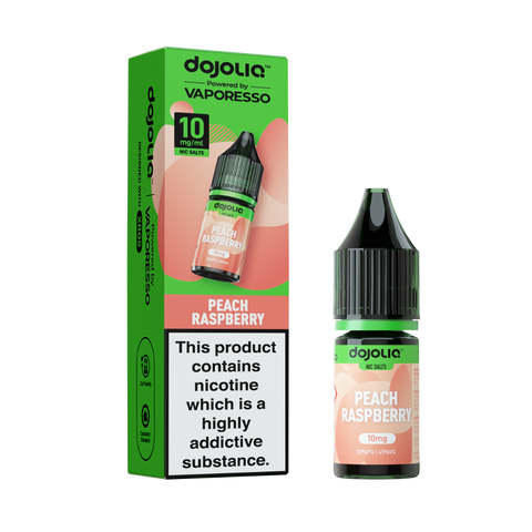 Peach Raspberry DOJOLIQ E-Liquid Nicotine Salt By Vaporesso 10ml