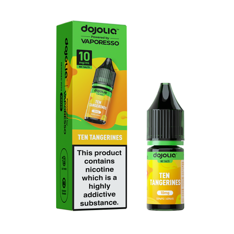 Ten Tangerines DOJOLIQ E-Liquid Nicotine Salt By Vaporesso 10ml