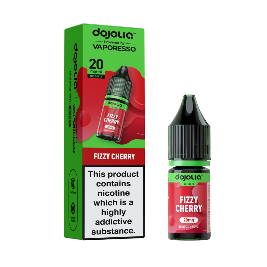 Fizzy Cherry DOJOLIQ E-Liquid Nicotine Salt By Vaporesso 10ml