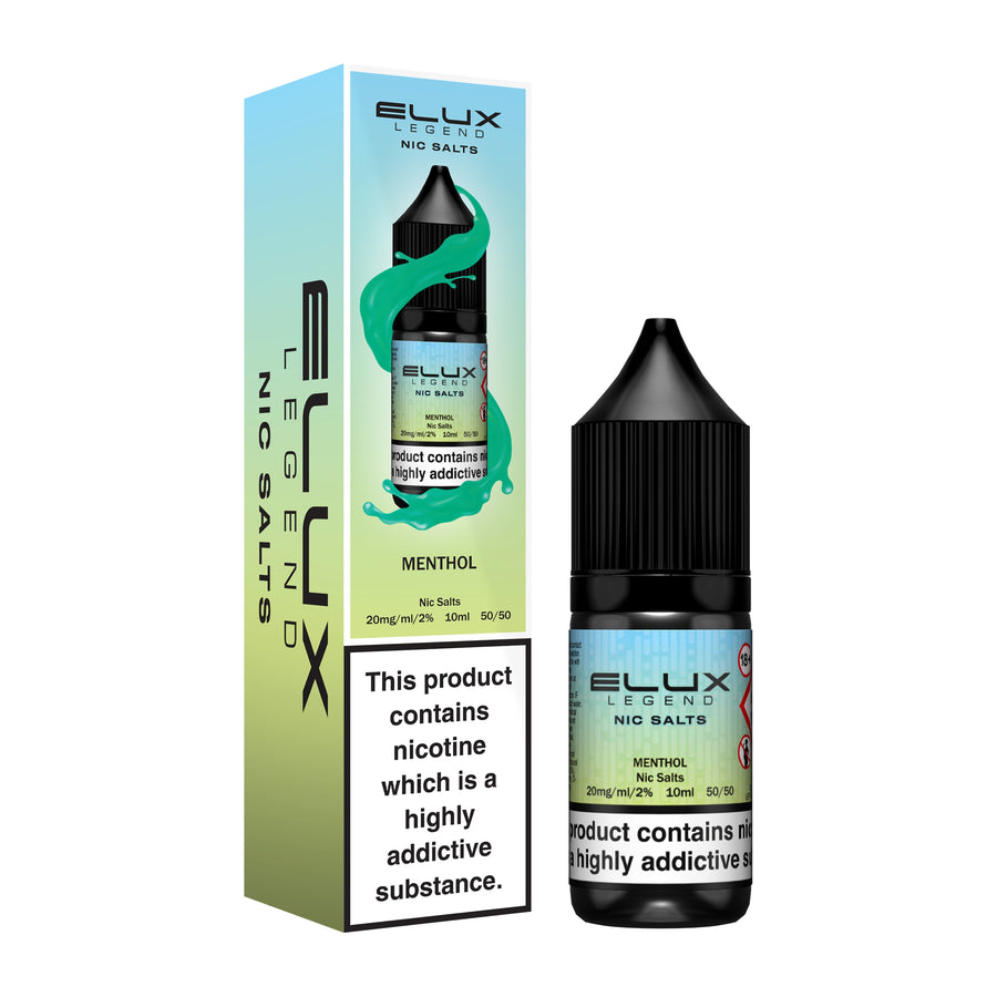 Menthol E-Liquid Nicotine Salt By Elux Legend 10ml