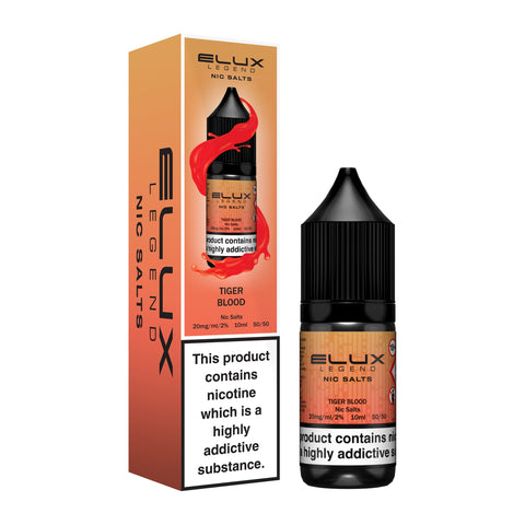 Tiger Blood E-Liquid Nicotine Salt By Elux Legend 10ml