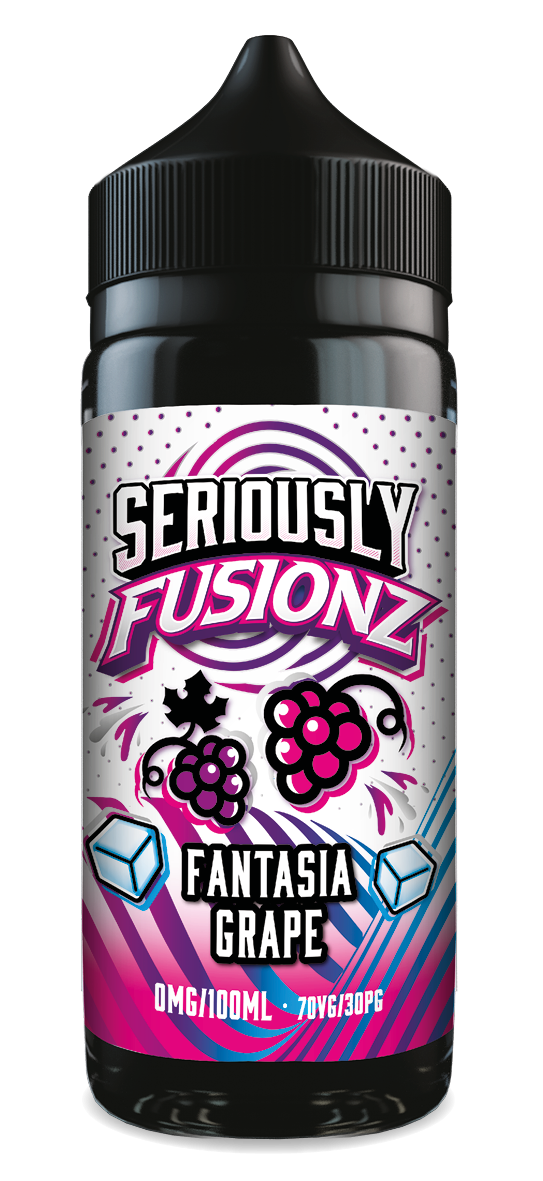 Fantasia Grape Seriously Fusionz E-Liquid Shortfill By Doozy Vape 100ml