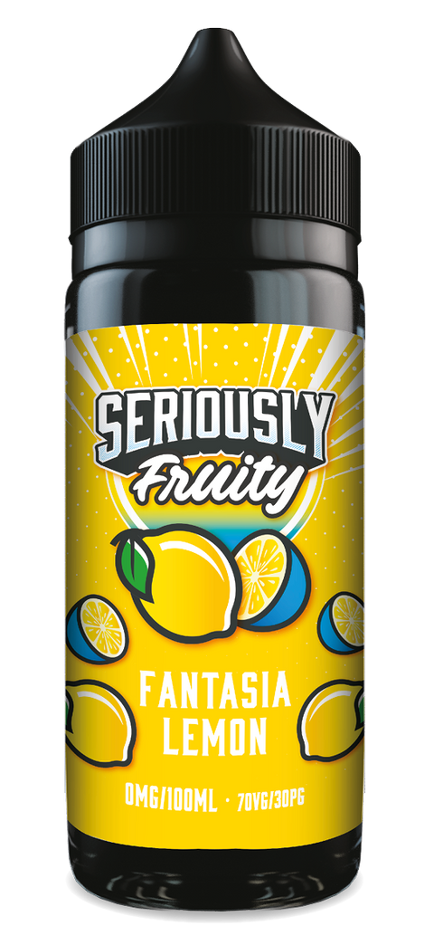 Fantasia Lemon Seriously Fruity E-Liquid Shortfill By Doozy Vape 100ml
