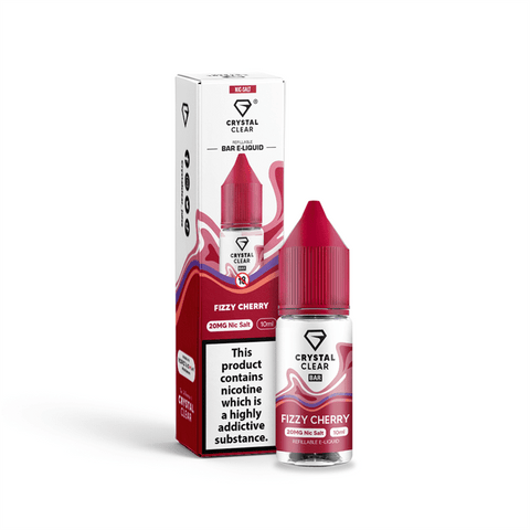 Fizzy Cherry E-Liquid Nicotine Bar Salt By Crystal Clear 10ml