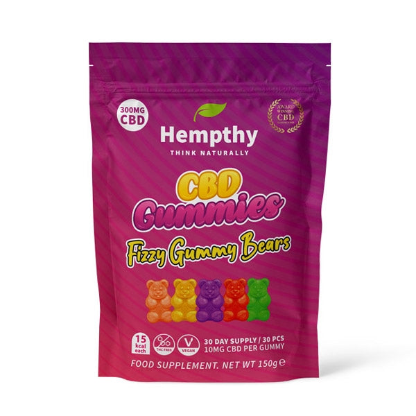 Hempthy CBD Gummies Fizzy Gummy Bears