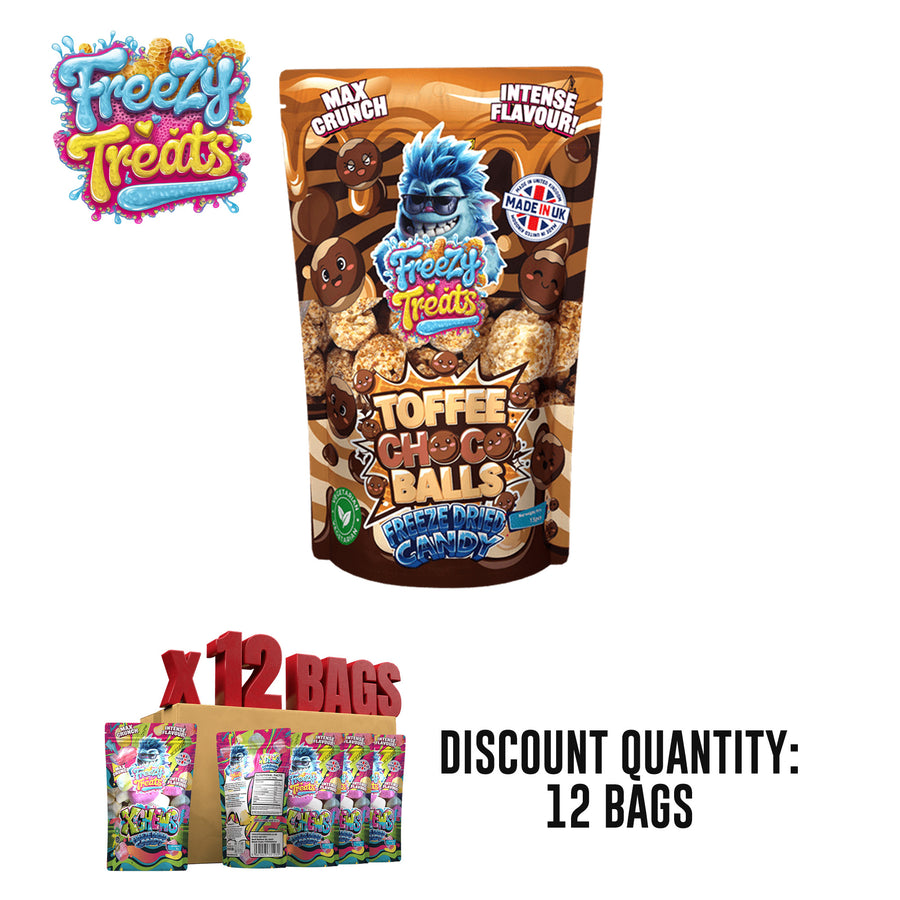 Freezy Treats Toffee Choco Balls - Freeze Dried Candy Sweets