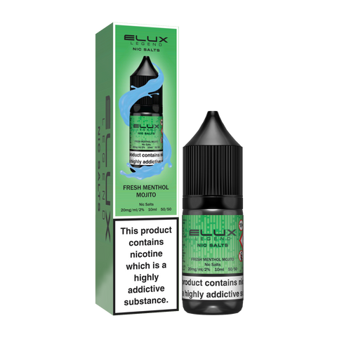 Fresh Menthol Mojito E-Liquid Nicotine Salt By Elux Legend 10ml