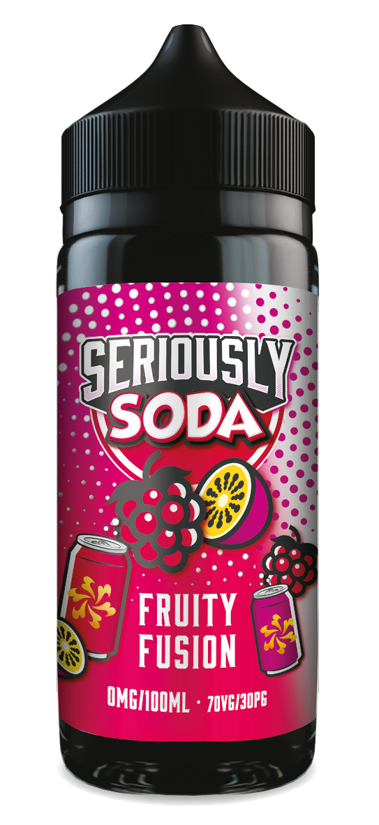 Fruity Fusion Seriously Soda E-Liquid Shortfill By Doozy Vape 100ml
