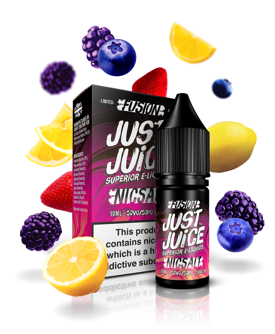 FUSIONS Berry Burst & Lemonade E-Liquid Nicotine Salt By Just Juice 10ml