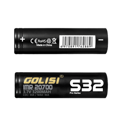 Golisi S32 3200mAh 40A Rechargeable 20700 Battery