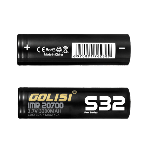 Golisi S32 3200mAh 40A Rechargeable 20700 Battery