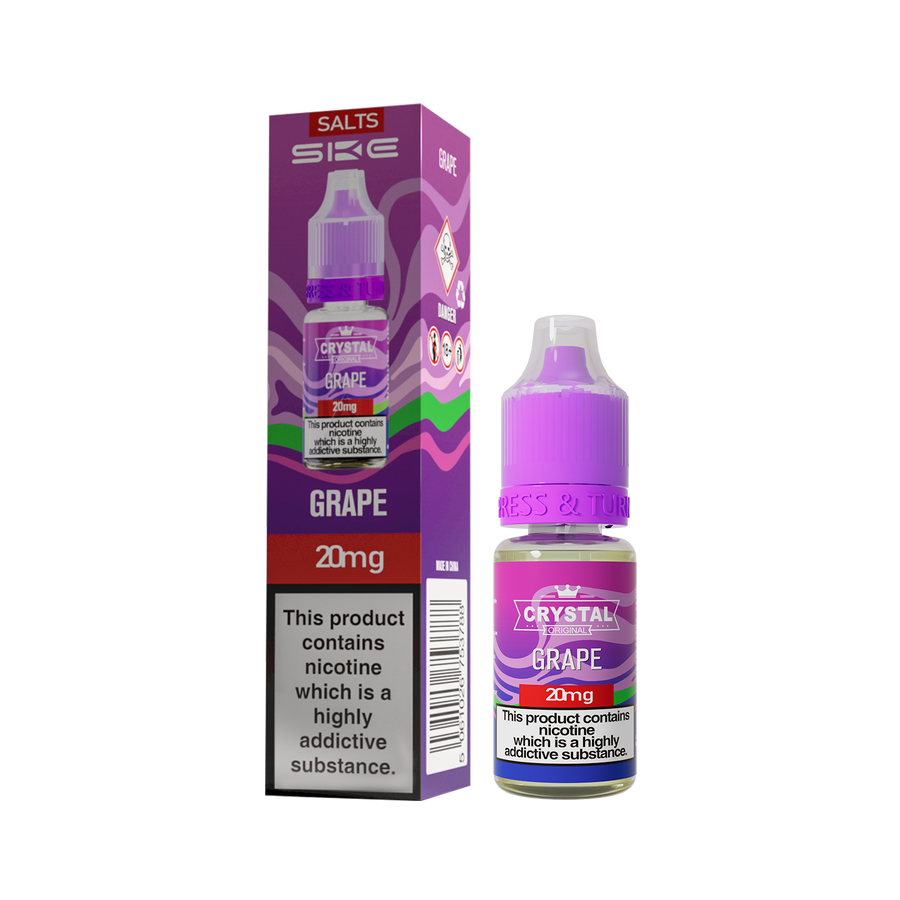 Grape E-Liquid Nicotine Salt By SKE Crystal V2 10ml