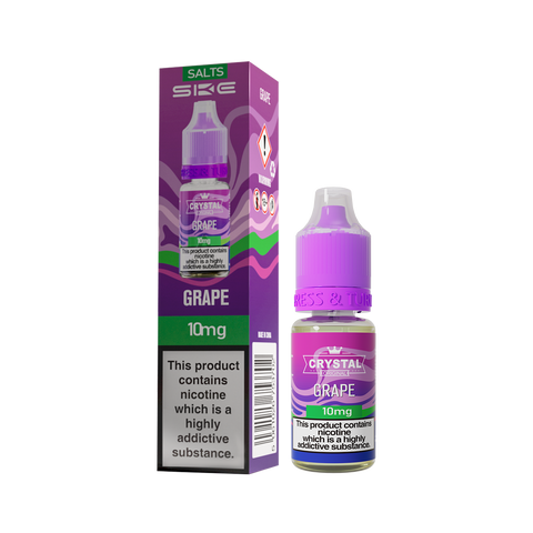 Grape E-Liquid Nicotine Salt By SKE Crystal V2 10ml