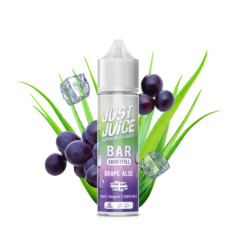 Grape Aloe E-Liquid Bar Shortfill By Just Juice 40ml