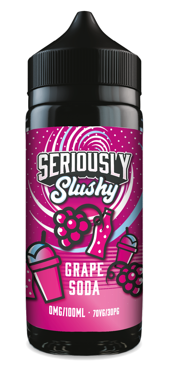 Grape Soda Seriously Slushy E-Liquid Shortfill By Doozy Vape 100ml