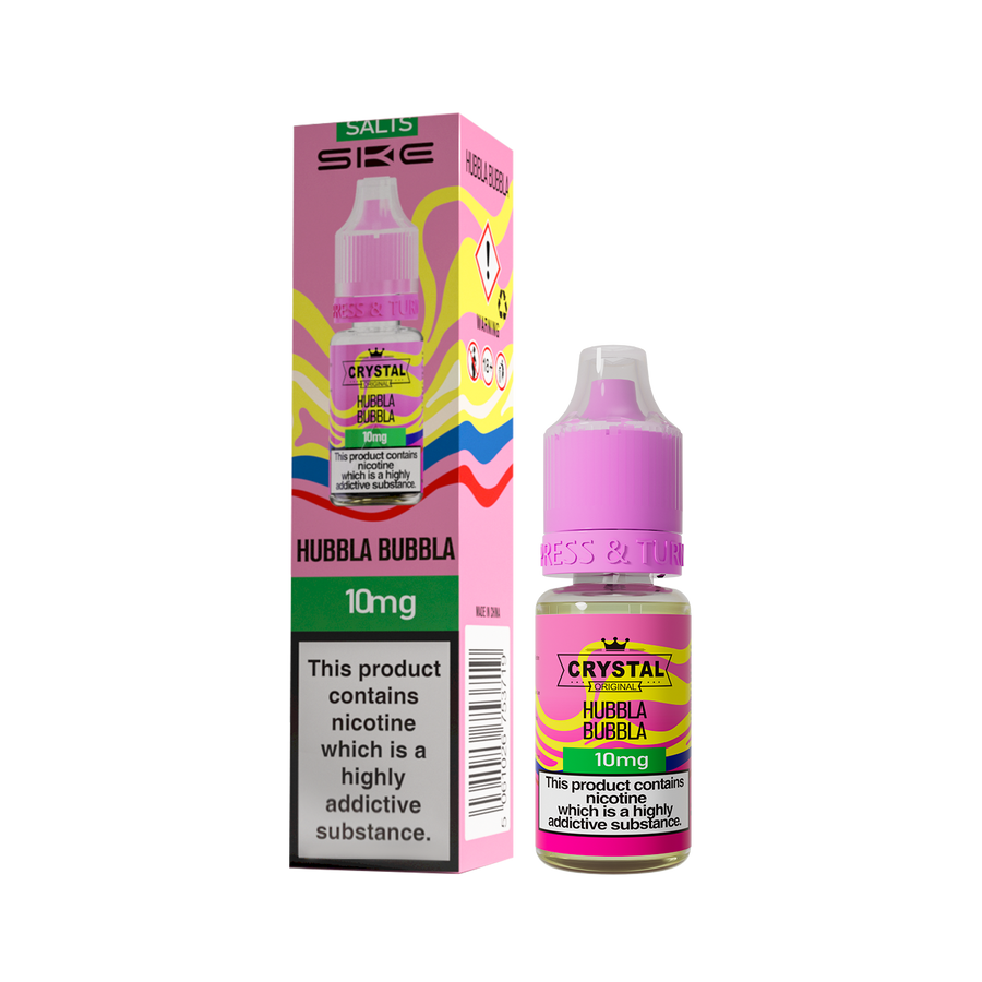 Hubbla Bubbla E-Liquid Nicotine Salt By SKE Crystal V2 10ml