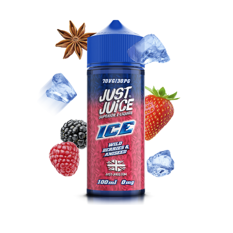 Wild Berries& Aniseed ICE E-Liquid Shortfill By Just Juice 100ml