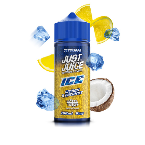 Citron & Coconut ICE E-Liquid Shortfill By Just Juice 100ml