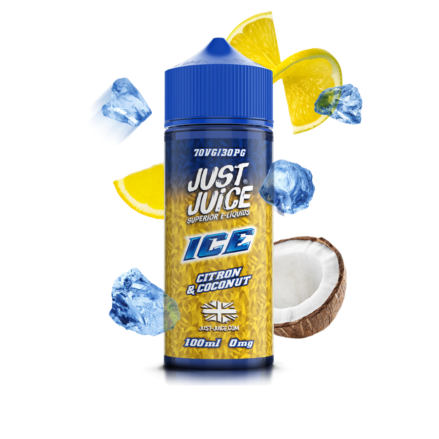 Citron & Coconut ICE E-Liquid Shortfill By Just Juice 100ml