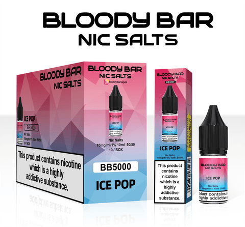 Ice Pop E-Liquid Nicotine Salt By Bloody Bar 10ml