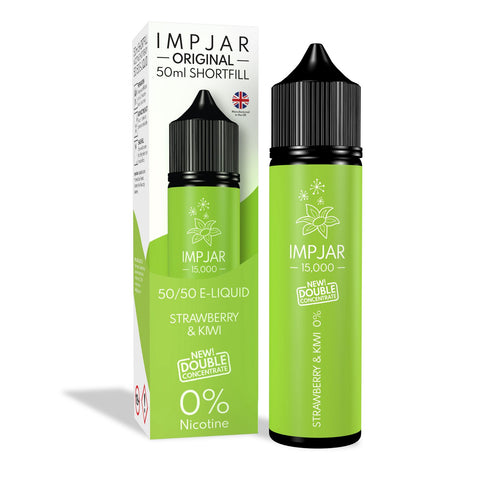 Strawberry & Kiwi E-Liquid IMP20 15000 Shortfill By Impjar 50ml