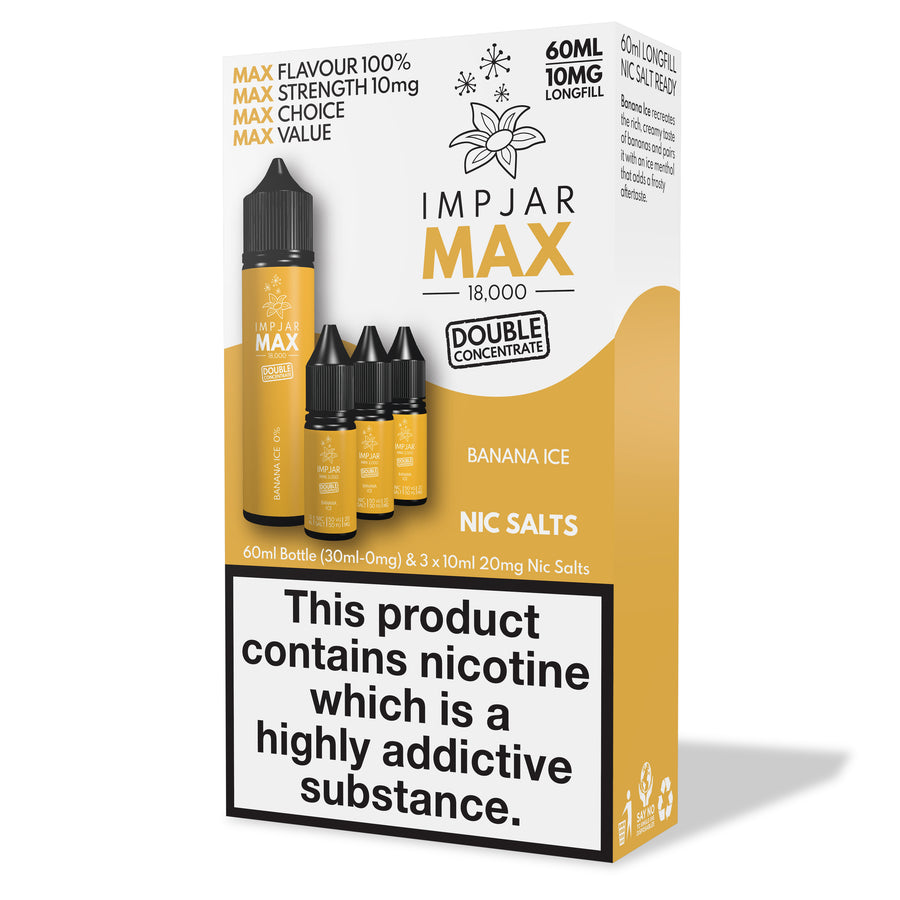 Banana Ice E-Liquid MAX 18000 Longfill By Impjar 60ml