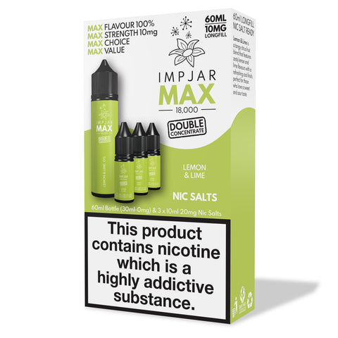 Lemon & Lime E-Liquid MAX 18000 Longfill By Impjar 60ml