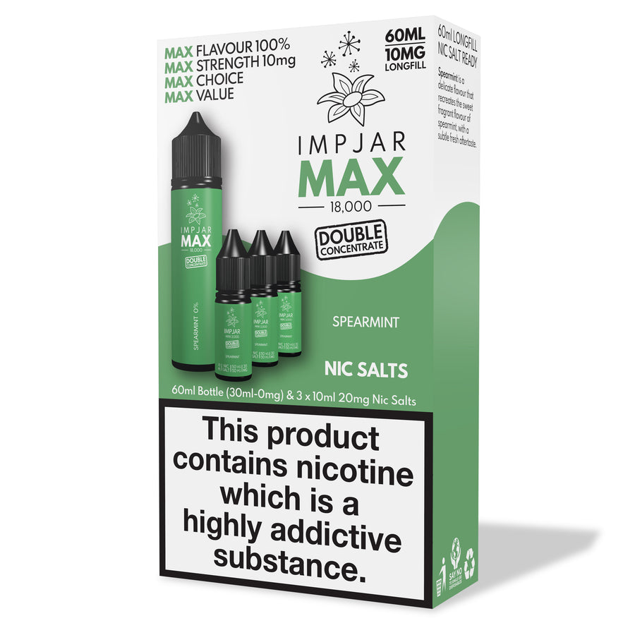 Spearmint E-Liquid MAX 18000 Longfill By Impjar 60ml
