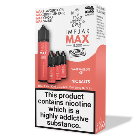Watermelon Ice E-Liquid MAX 18000 Longfill By Impjar 60ml