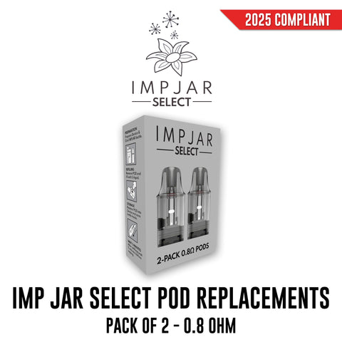 Impjar SELECT Replacement Mesh Pods 0.8Ohm