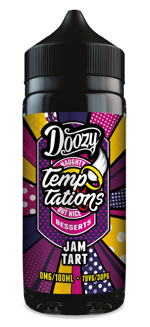 Jam Tart Temptations E-Liquid Shortfill By Doozy Vape 100ml