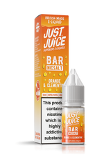 Orange & Clementine Bar Range E-Liquid Nicotine Salt By Just Juice 10ml