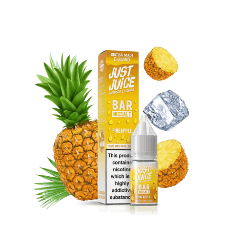 Pineapple Bar Range E-Liquid Nicotine Salt By Just Juice 10ml