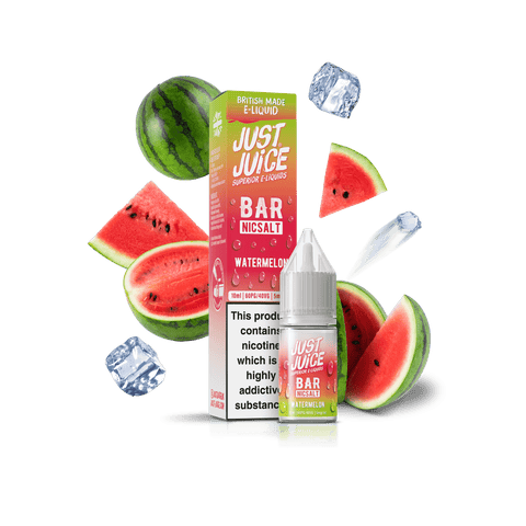 Watermelon Bar Range E-Liquid Nicotine Salt By Just Juice 10ml