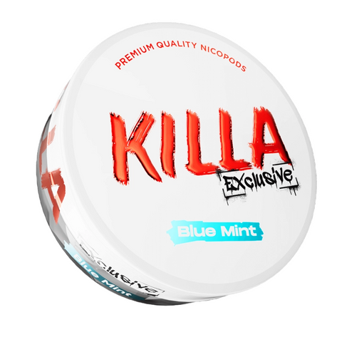 Killa EXCLUSIVE Blue Mint Nicotine Pouches 16.5mg