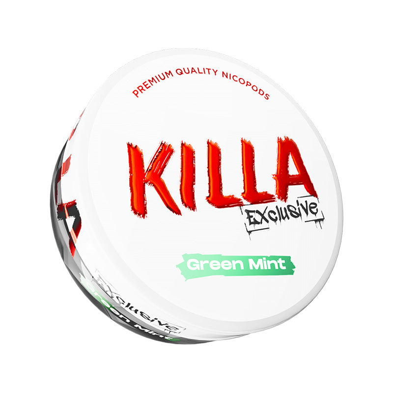 Killa EXCLUSIVE Green Mint Nicotine Pouches 16.5mg