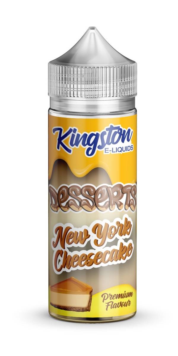 New York Cheesecake Desserts E-Liquid Shortfill By Kingston 100ml