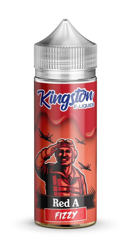 Red A Fizzy E-Liquid Shortfill By Kingston Mint 100ml