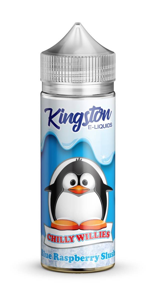 Blue Raspberry Slush Chilly Willies E-Liquid Shortfill By Kingston 100ml