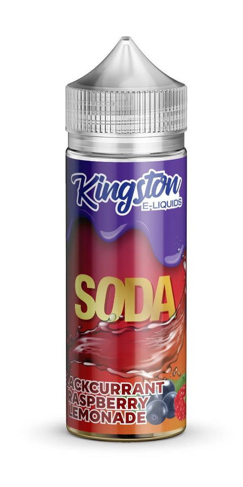 Blackcurrant & Raspberry Lemonade Soda E-Liquid Shortfill By Kingston 100ml