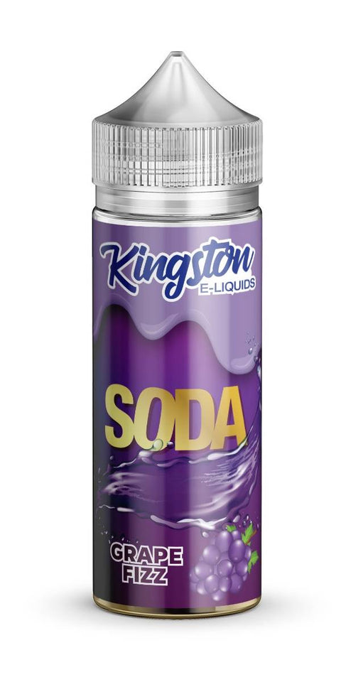 Grape Fizz Soda E-Liquid Shortfill By Kingston 100ml